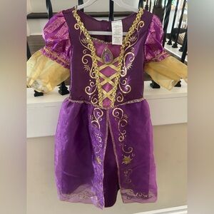 New Disney Rapunzel Purple and Gold Theater Princess Costume